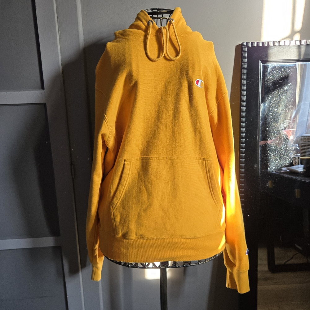 Champion Yellow Hoodie